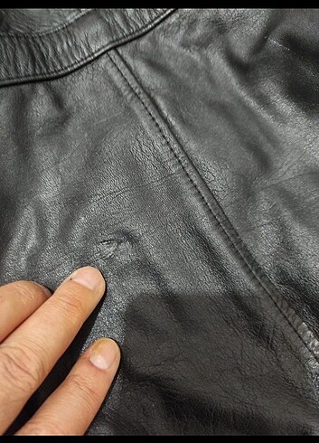 Amerikan Vintage Deri Ceket - Görsel 4