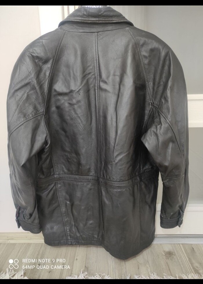 Amerikan Vintage Deri Ceket - Görsel 2