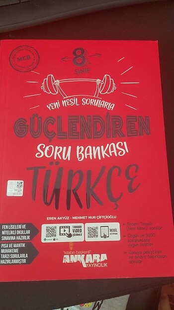 8. Sınıf Ankara Yayıncılık Türkçe Soru Bankası