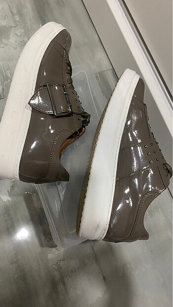 38 Beden haki Renk SHOES&MORE SNEAKER