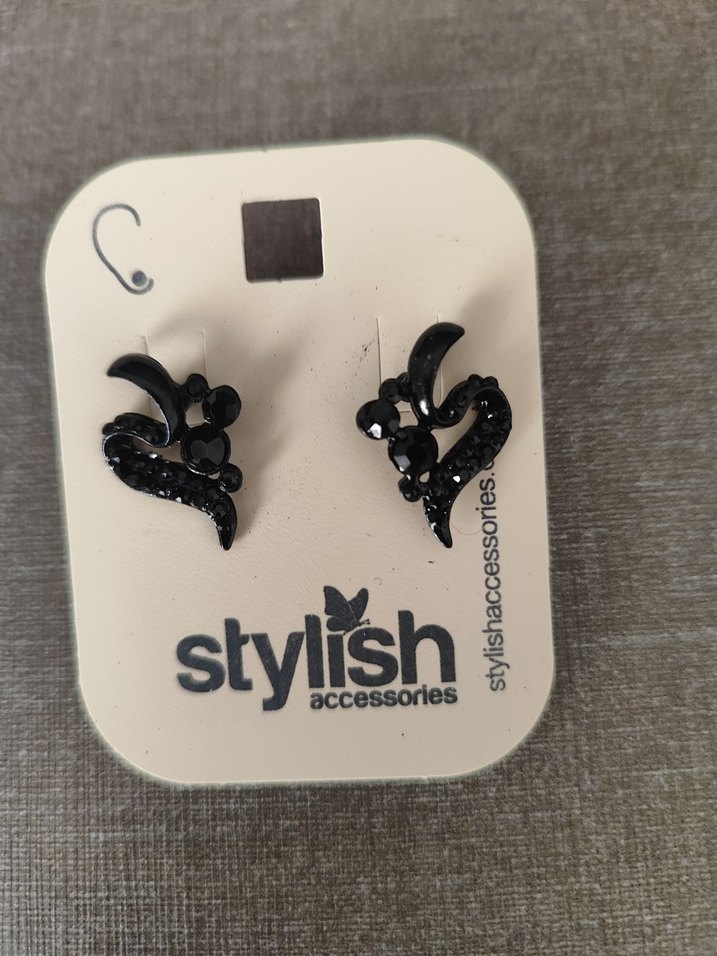 Siyah Taşlı Kolye - Görsel 3