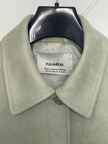 Pull and Bear Pull and bear yeşil xs ceket