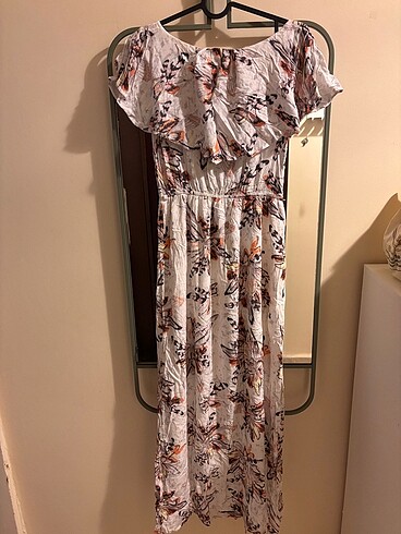 LC Waikiki LCW marka çiçek desenli elbise