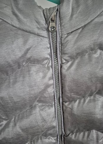 Kız Çocuk Gri Kürklü Street Wear Mont - Görsel 5