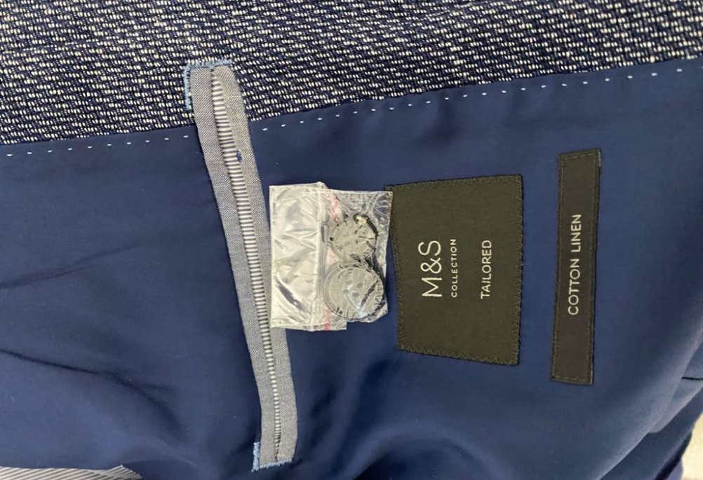 M&S Erkek Mavi  Ceket - Görsel 2