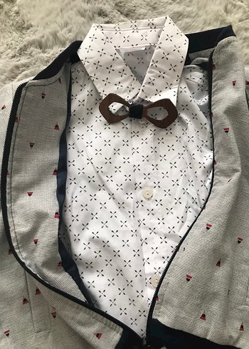 Erkek Çocuk Fermuarlı Ceket 3 lü takım - Görsel 5