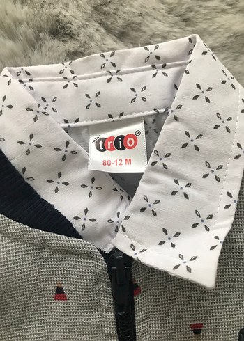 Erkek Çocuk Fermuarlı Ceket 3 lü takım - Görsel 4