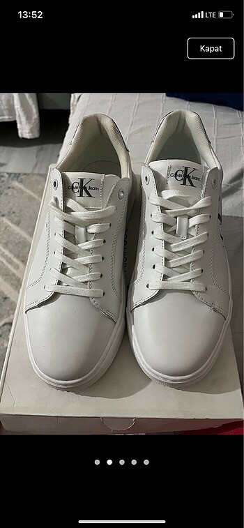 40 Beden beyaz Renk Calvin klein ayakkabı