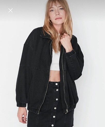 xs Beden Siyah Vintage Kot Ceket