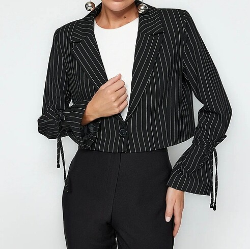 36 Beden siyah Renk Blazer Ceket