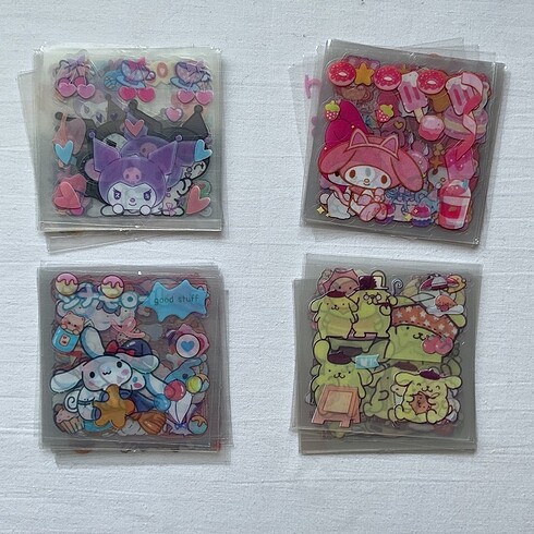 4 sayfa Sanrio sticker