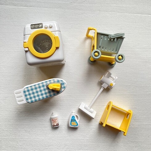 Sylvanian families çamaşır makinası seti