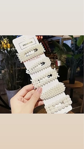 İnci saç tokası
