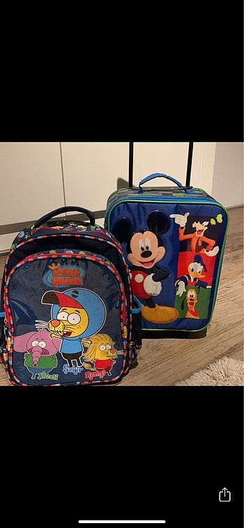 Disney store çocuk valiz ve çanta