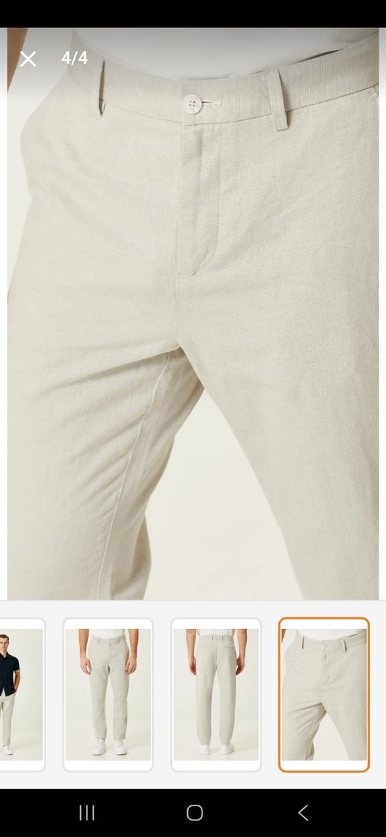 Gri Casual pantolon - Görsel 5