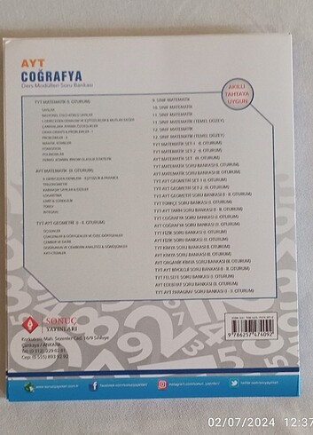 Beden Ayt coğrafya testi sonuç yayınları