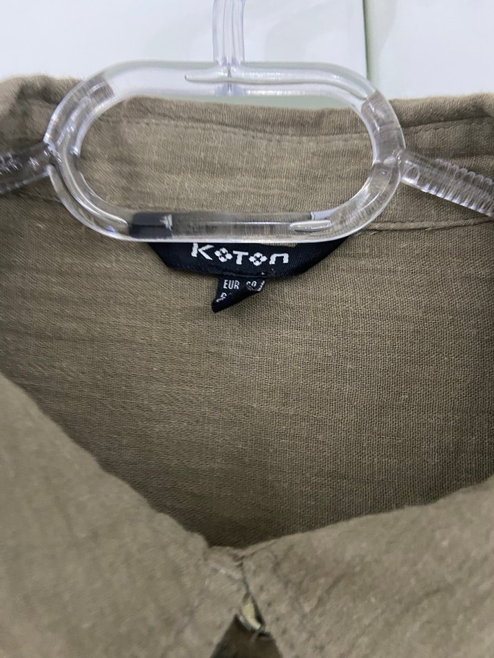 Haki Kadın Gömlek - Görsel 3