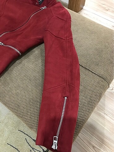 xs Beden bordo Renk Zara ceket