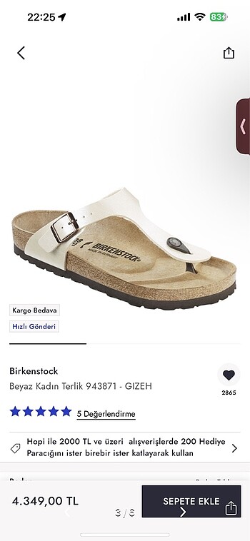 38 Beden Orijinal Birkenstok yeni terlik