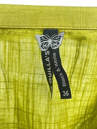 36 Beden yeşil Renk PreLoved Gömlek %70 İndirimli.