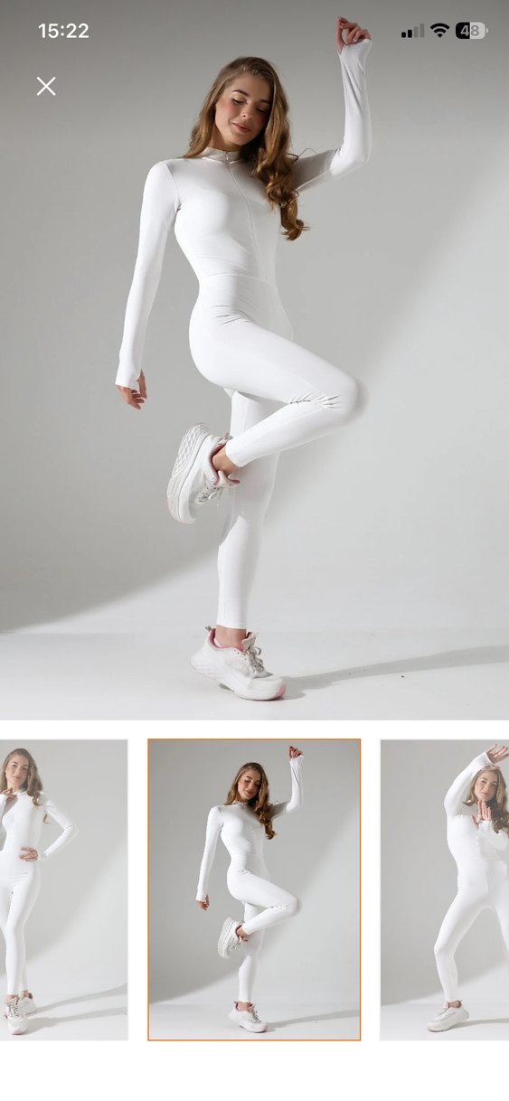 Beyaz termal tulum bedeni olmadı yeni aldım - Görsel 3