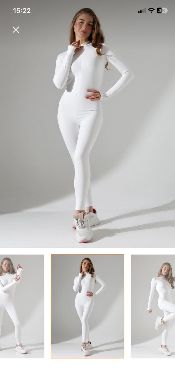 Beyaz termal tulum bedeni olmadı yeni aldım - Görsel 2