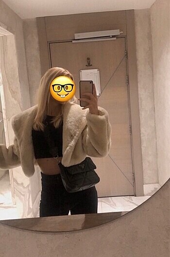 Zara crop kürk