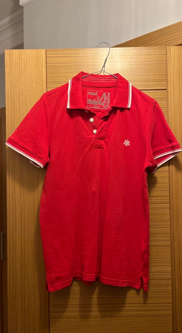 Mavi Jeans Kirmizi Polo Tişört - Görsel 2