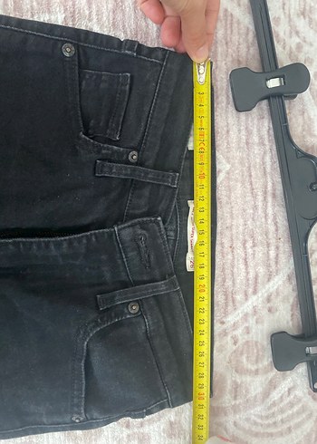 26 Beden siyah Renk Siyah Kadın Regular Fit Midi Jean