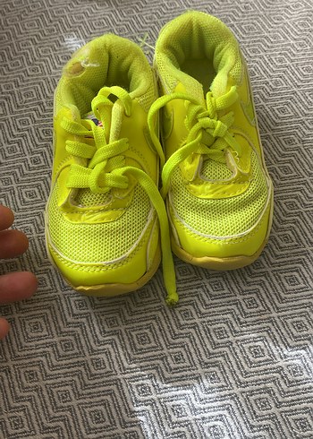 Yeşil Erkek Çocuk Spor Ayakkabı Velcro