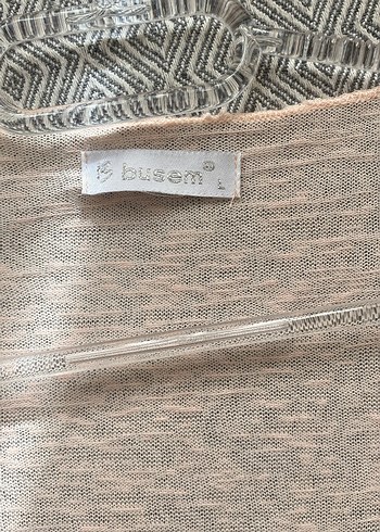 Pembe Uzun Bohem Kadın Sabahlık - Görsel 3