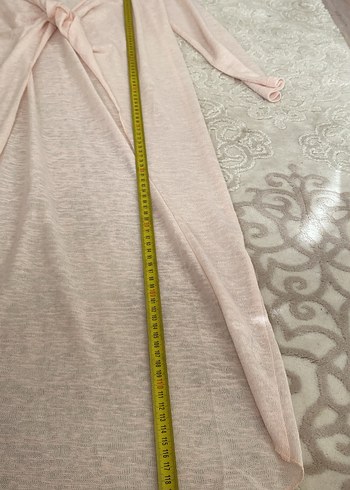 Pembe Uzun Bohem Kadın Sabahlık - Görsel 5