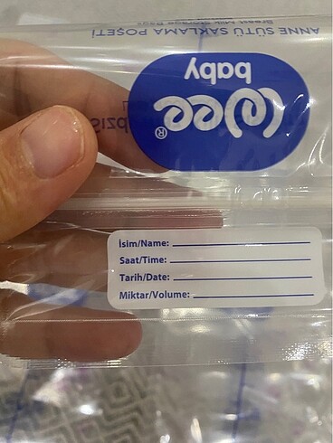 Wee Baby Süt Saklama Poşeti - Görsel 6