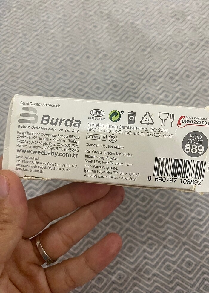 Wee Baby Süt Saklama Poşeti - Görsel 2