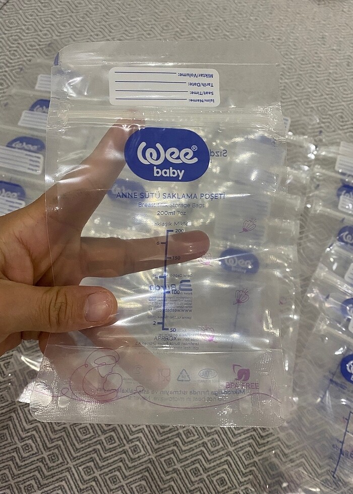 Wee Baby Süt Saklama Poşeti - Görsel 5
