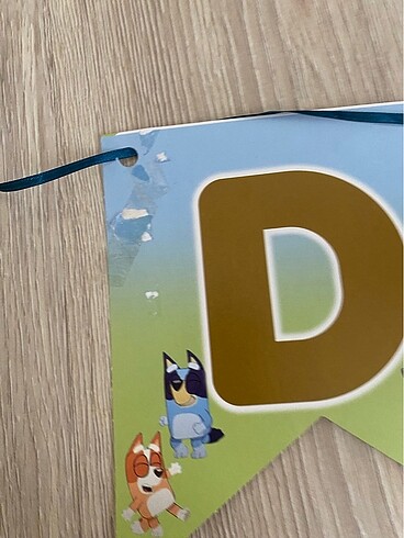 Beden Renk Bluey karakterli iyi ki doğdun barner