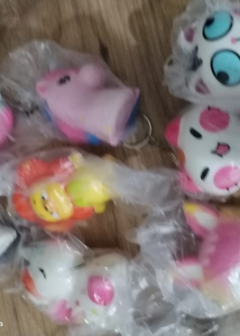 Sukişii squishy anahtarlık unicorn kedicik çeşit çeşit anime - Görsel 3