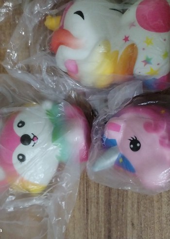 Sukişii squishy anahtarlık unicorn kedicik çeşit çeşit anime - Görsel 4