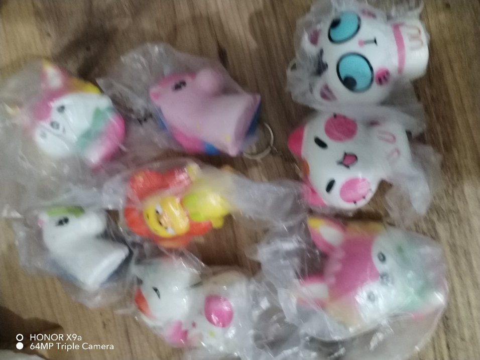 Sukişii squishy anahtarlık unicorn kedicik çeşit çeşit anime - Görsel 3
