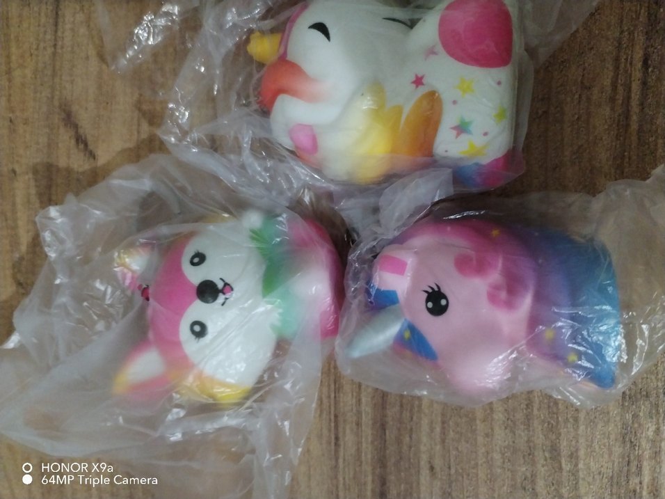 Sukişii squishy anahtarlık unicorn kedicik çeşit çeşit anime - Görsel 4