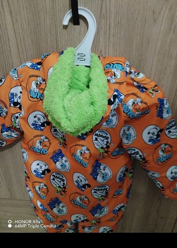 Walt Disney karakterli Desenli Bebek Tulumu - Görsel 7