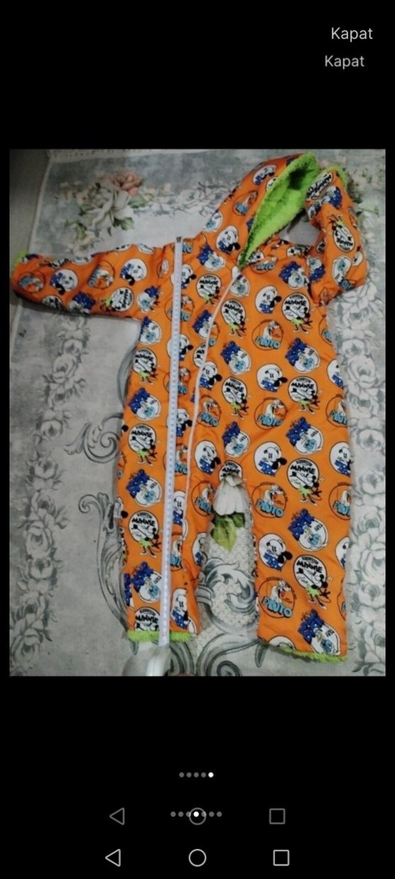 Walt Disney karakterli Desenli Bebek Tulumu - Görsel 4