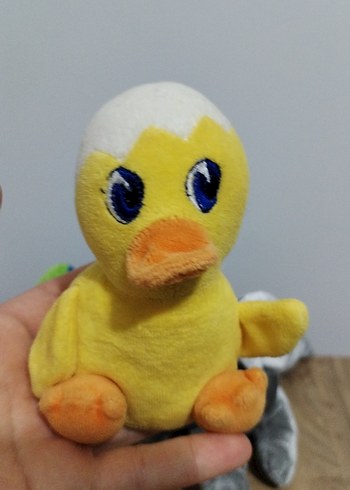 Renkli Peluş Oyuncak Set fil yunus civciv farecik küçük boy - Görsel 6