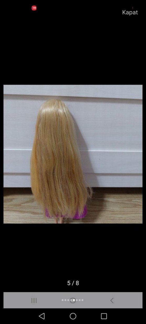 Vintage Rapunzel bebek - Görsel 5