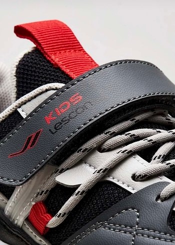 Gri unisex Çocuk Spor Ayakkabı velcro - Görsel 6