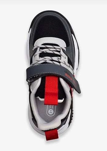 Gri unisex Çocuk Spor Ayakkabı velcro - Görsel 5
