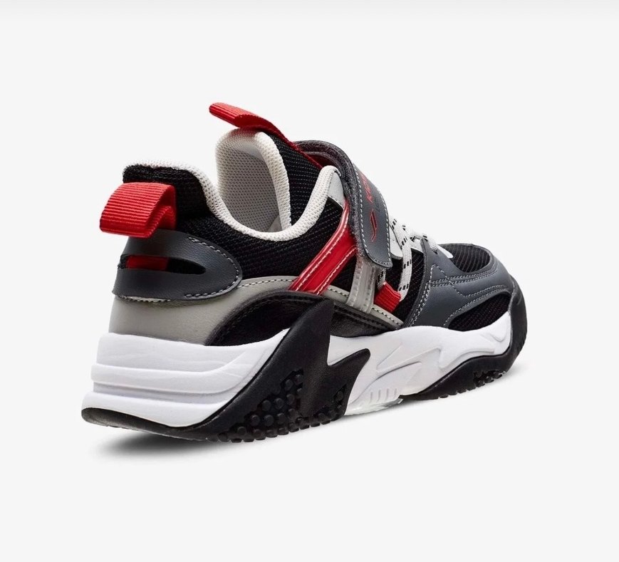 Gri unisex Çocuk Spor Ayakkabı velcro - Görsel 3