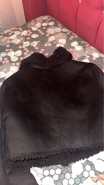 xs Beden siyah Renk Crop mont