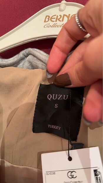 Crop trençkot - Görsel 5