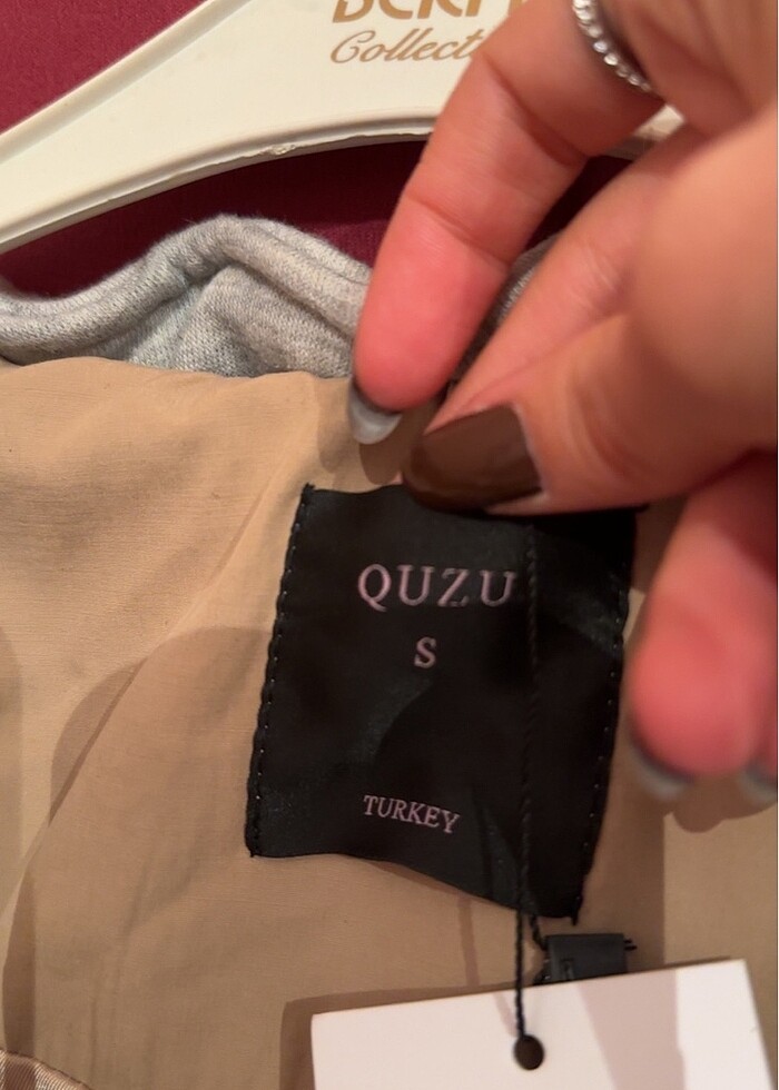 Crop trençkot - Görsel 5